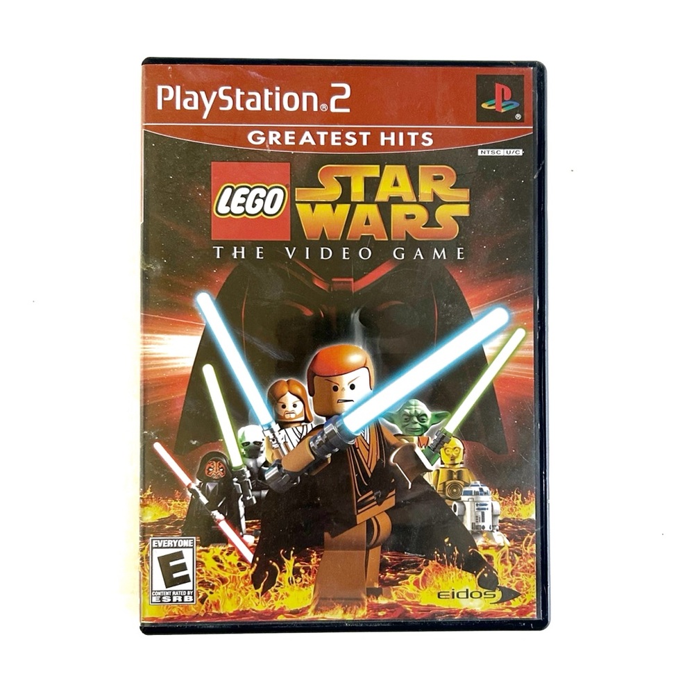 Lego Star Wars PlayStation 2 PS2 Video Game Greatest Hits Lucasfilm 2005 Eidos E